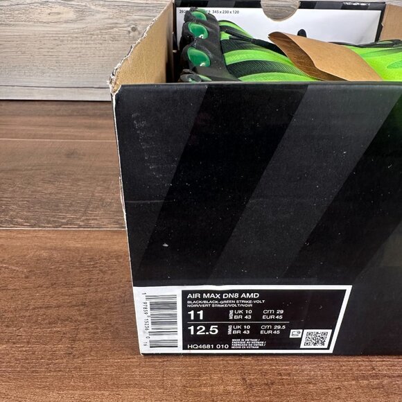 Nike Air Max DN8 Mens Size 11 Black Green Strike Volt HQ4681 010 - Picture 9 of 9